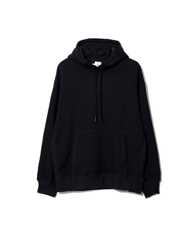 Wool Classics Hoodie - Black Hoodie with Full-Zip Functional Layering