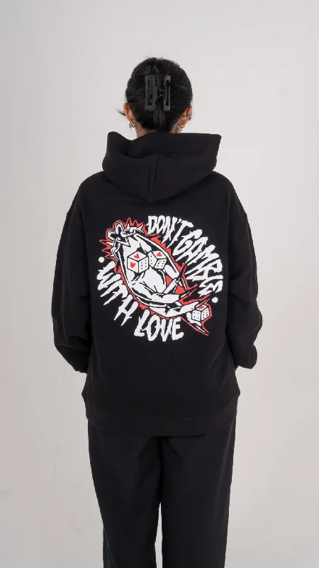 Don't Gamble With Love Hoodie Hoodie Jacket Zipper Layering