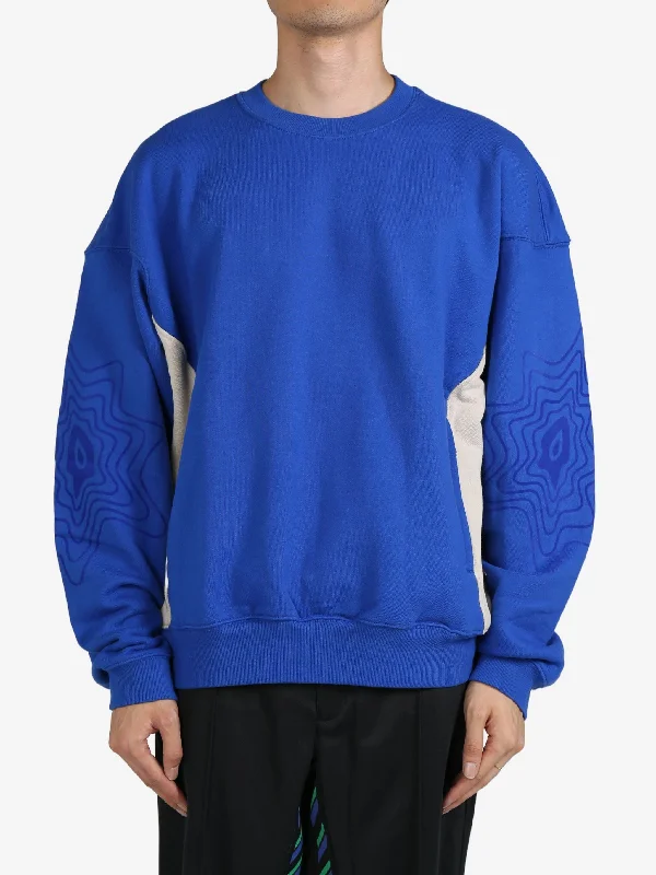 ASICS X KIKO KOSTADINOV NOVALIS - Unisex Bixance Sweatshirt Hoodie with Frayed Bohemian Relaxed