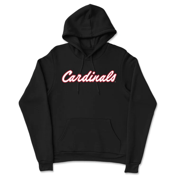 Women's Basketball Black Script Hoodie - Nyla Harris Hoodie with Print Artistic Unique