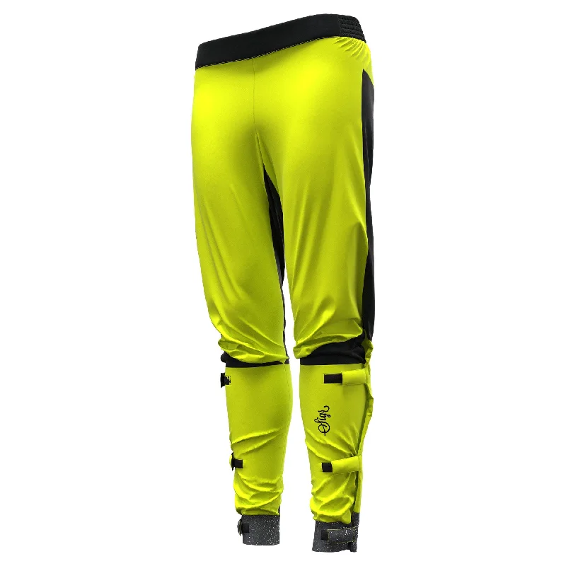 Östkusten Hi viz Unisex Waterproof Road Cycling Rain Trousers with Biomotion Visibility Trousers Top Rated