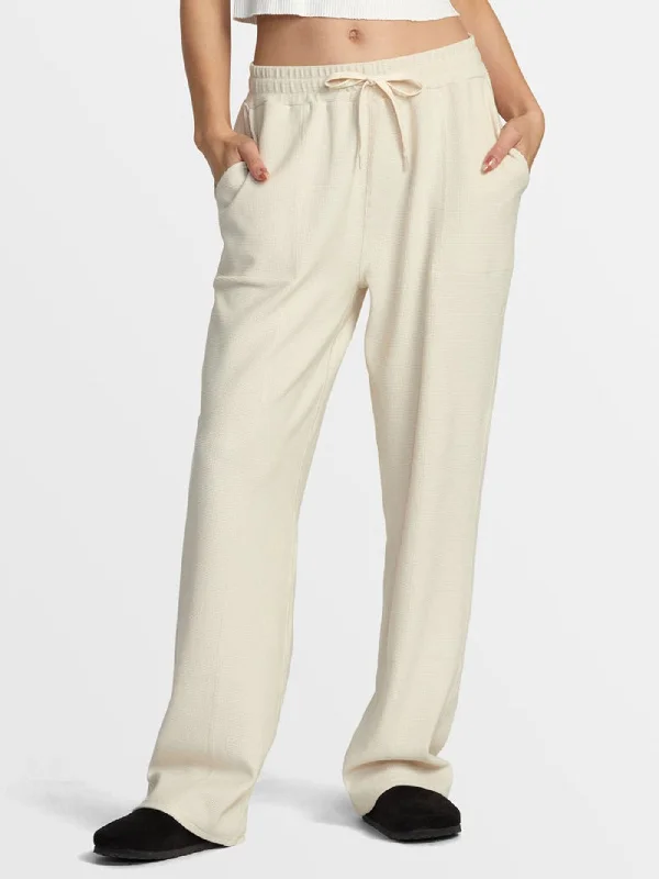 Sofie Waffle Pants Soft Stretch Pants