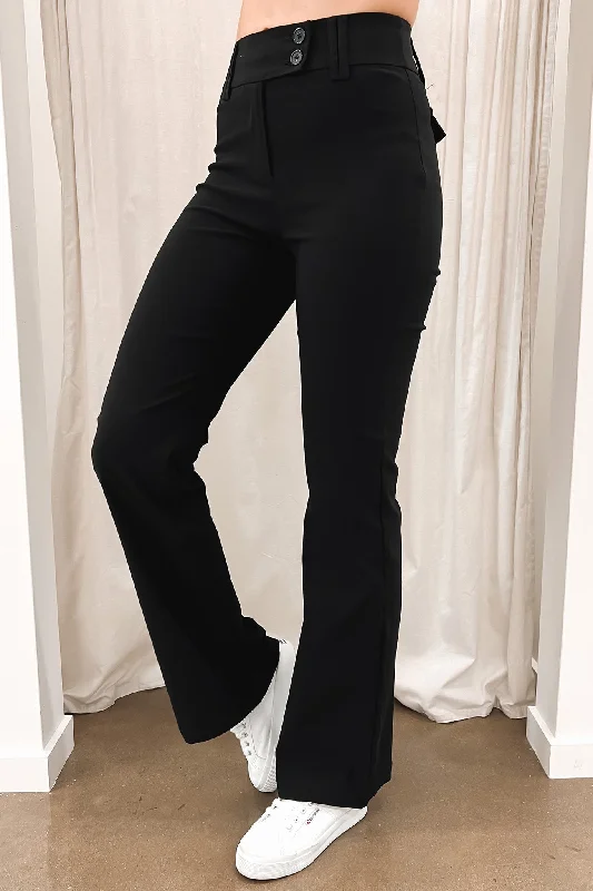 Mia Pant Black Classic Stretch Pants