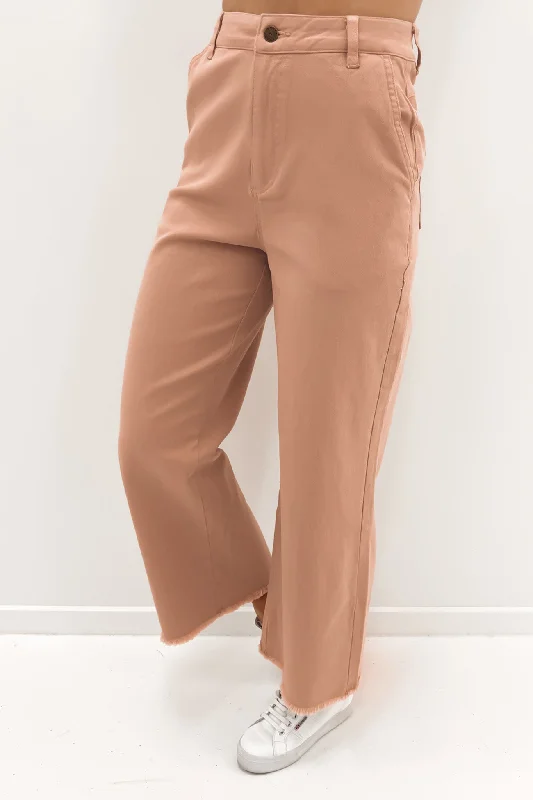 Noah Wide Leg Pant Clay Casual Wide Pants