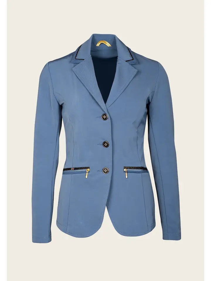 Espoir Equestrian Inspire Show Jacket Mid Blue Rayon Jacket Velvet Jacket Corduroy Jacket