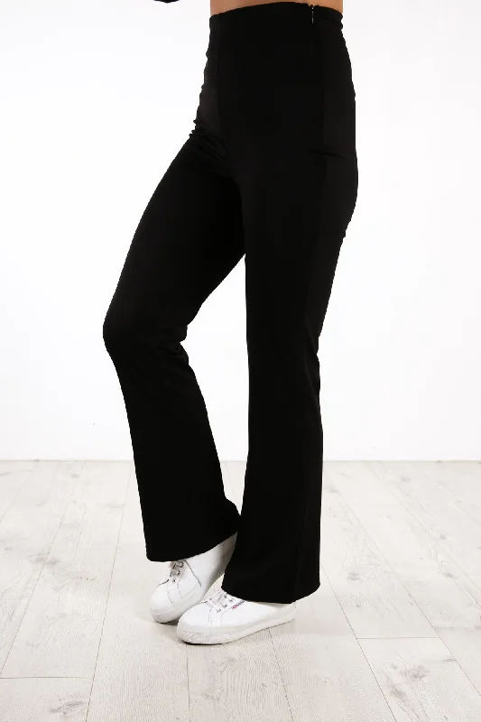 Casey Pants Black Trendy Palazzo Pants