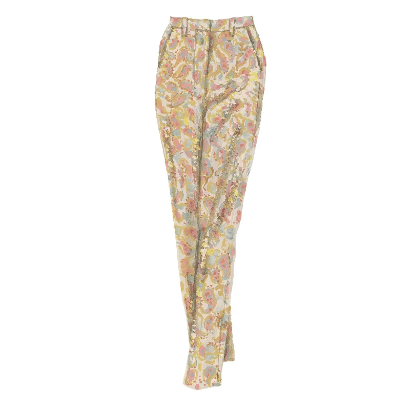 Jacquard Evening Trousers Trousers Designer Luxury