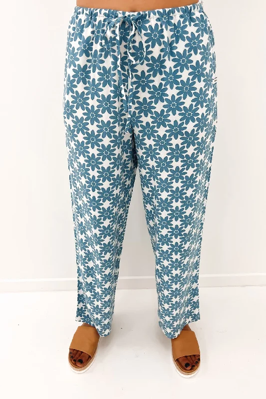 Daisy Holiday Pant Ash Blue Comfy Cargo Trousers