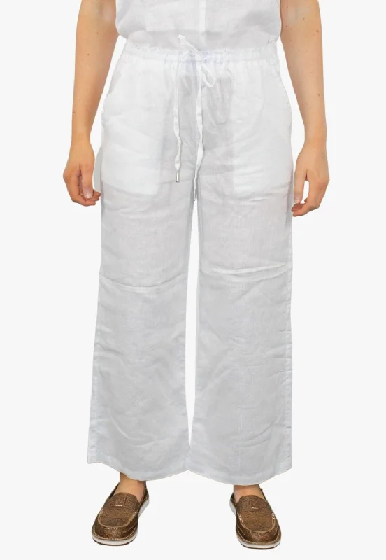 Pilbara Womens Linen Pant Modern Bootcut Pants