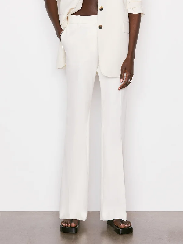 Le High Flare Trouser -- Blanc Trousers Timeless Classic