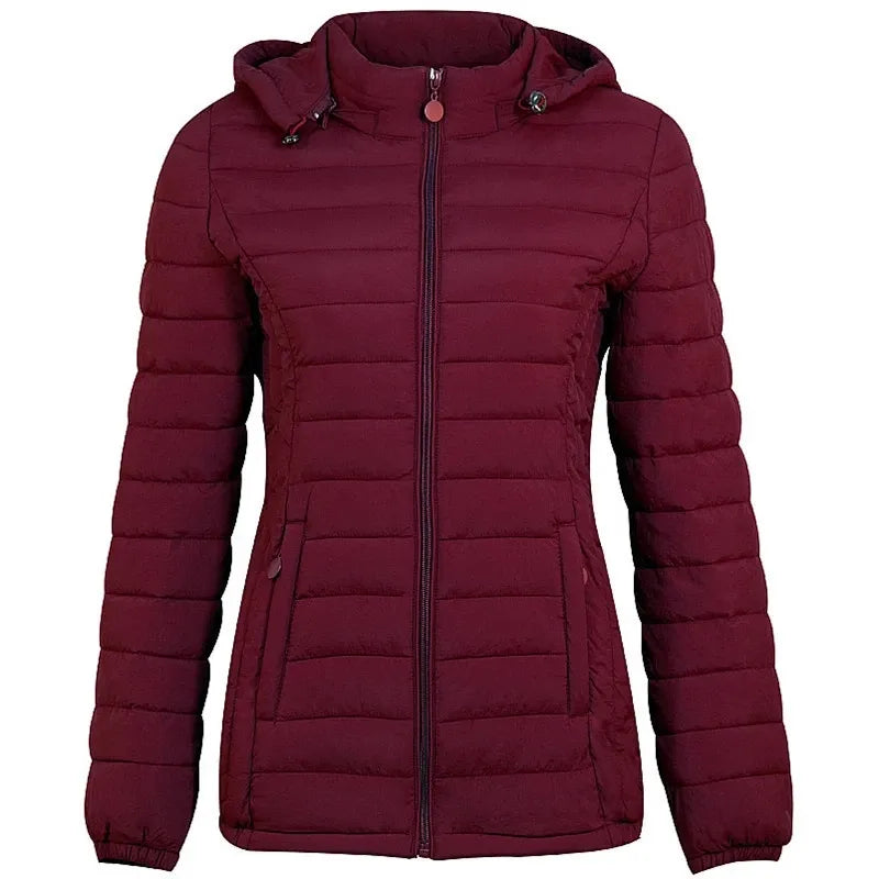 New Winter Jacket High Quality stand-callor Coat Women Fashion Jackets Winter Warm Woman Clothing Casual Parkas Tailored Jacket Straight Jacket A-Line Jacket