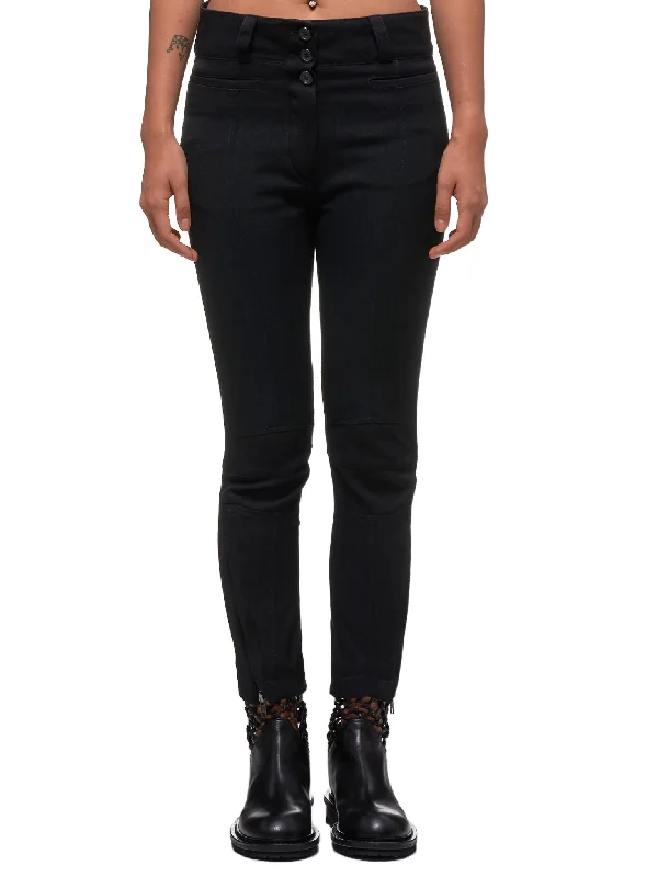 Skinny Trousers (1902-1422-167-099-BLACK) Trousers Favorite Customer