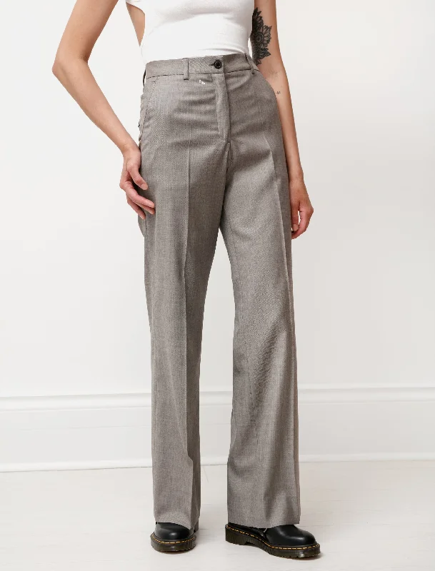 Soul Trouser Stone Wool Trousers Vintage Classic