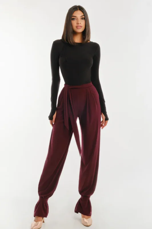 Trousers "Mason" by Danza in Mulberry Trousers Brand Named