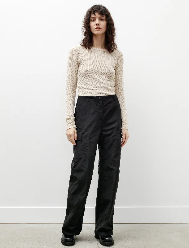 Alloy Trousers Black Grace Nylon Trousers Summer Linen