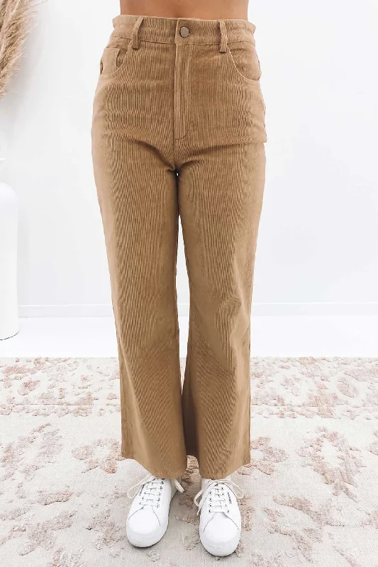 Fletcher Pant Beige Casual Wide Pants