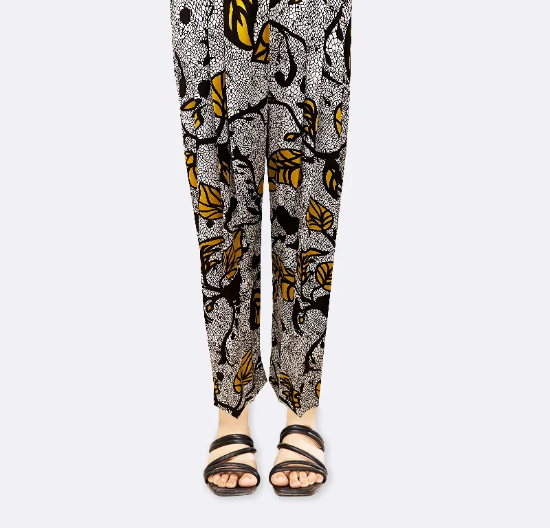 silk leaf trouser Trousers New Arrival