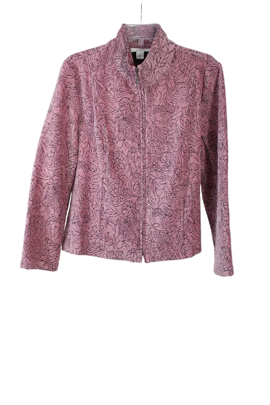 DressBarn Pink Jacket | L Corduroy Jacket Velvet Jacket Brocade Jacket