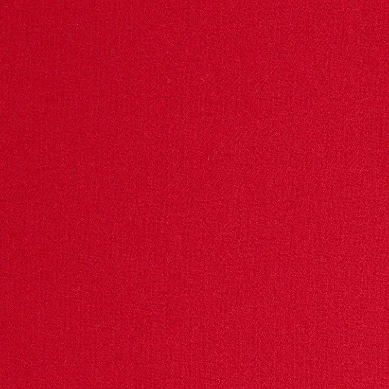 Double Wool Crepe Red