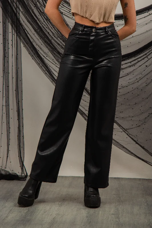 Luxury Leather Trousers | Premium 100% Genuine Leather Pants Trousers Office Stylish