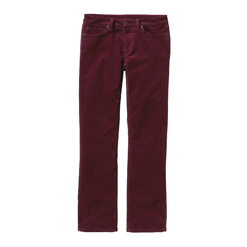 W's Corduroy Pants - Short Relaxed Fit Trousers