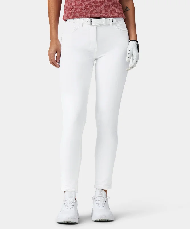 Cara White Lightweight Trouser Trousers Canvas Durable