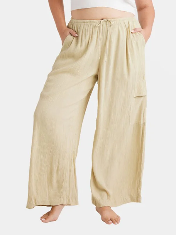 Beach Babe Cargo Pants Chic Slim Fit Pants