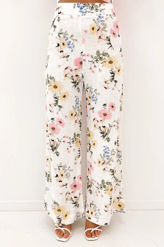 Verana Pant White Floral Stylish Harem Pants