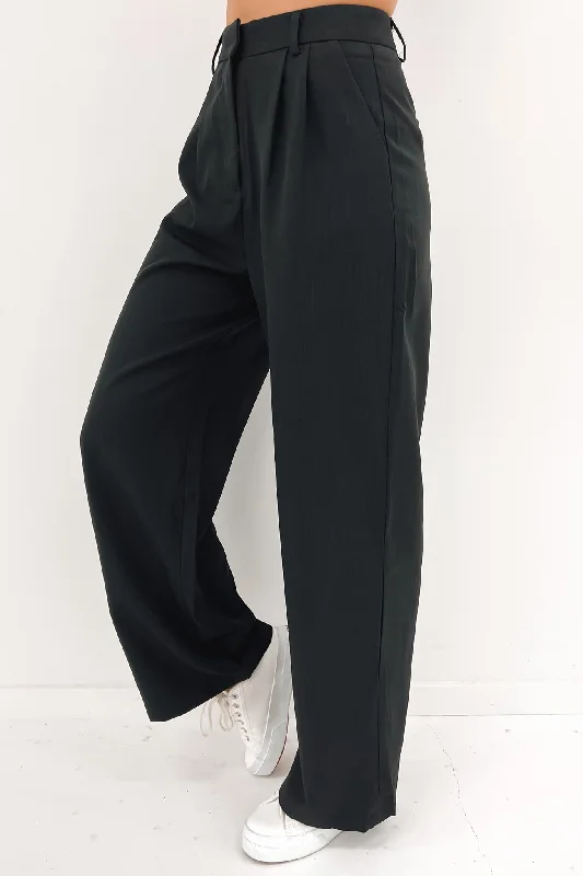 Nate Pant Charcoal Comfortable Maternity Pants