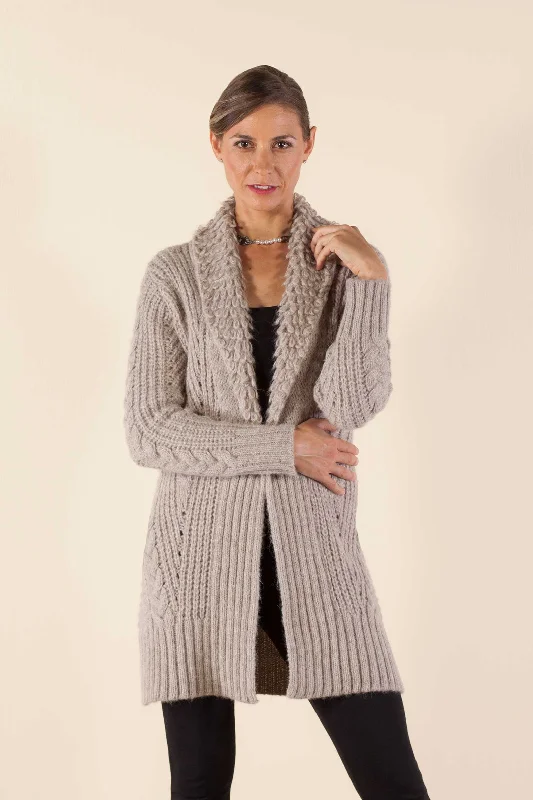 Gabriella Cardigan Seamless Knitted Crochet