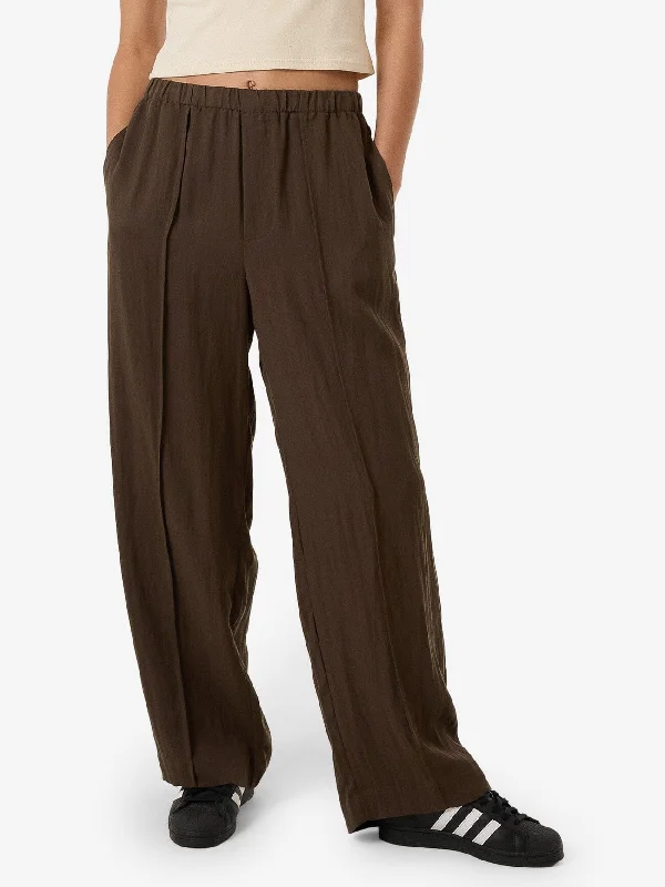 Harper Pant - Tarmac Elegant Palazzo Trousers