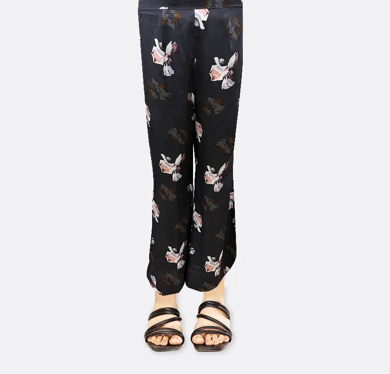 floral straight trouser Trousers Exclusive Limited