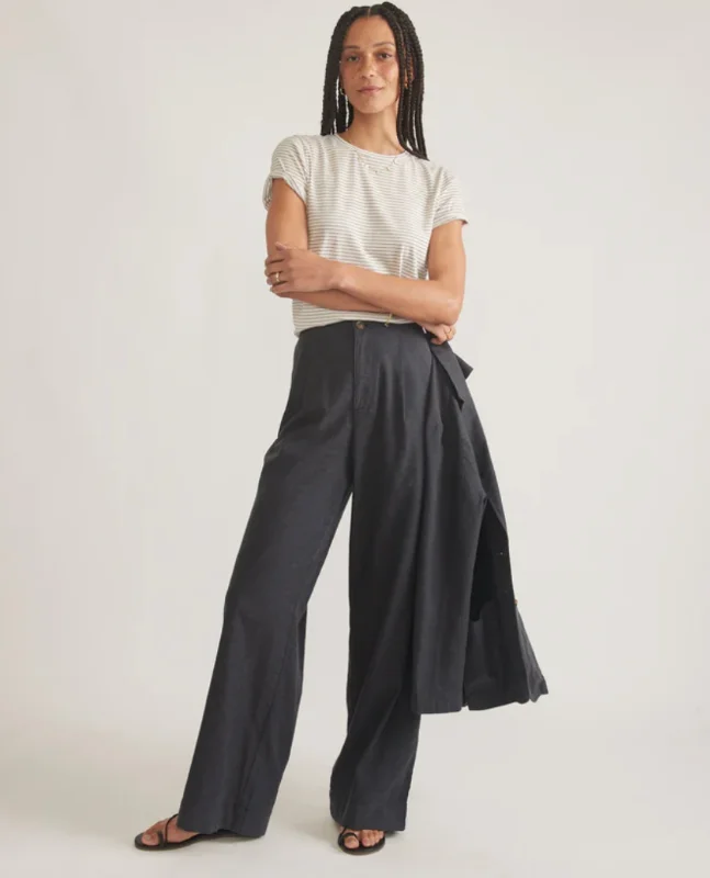 Flora high waisted trouser Trousers Elastic Waist Soft