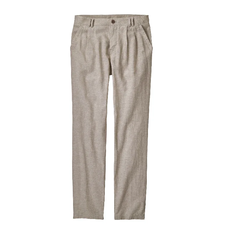 W's Island Hemp Pants - Regular Warm Wool Trousers