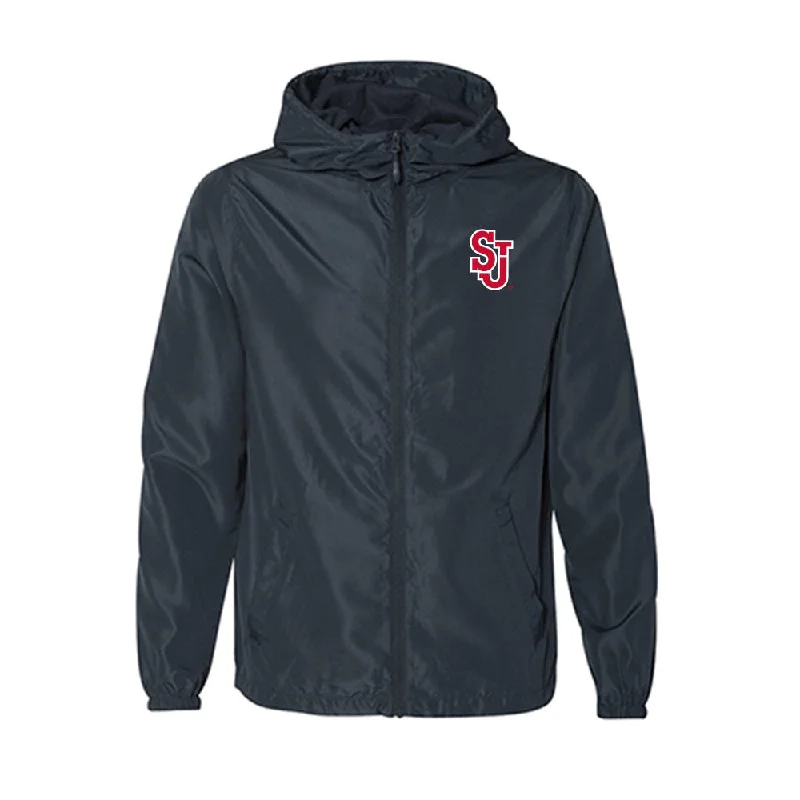 St. Johns - NCAA Women's Fencing : Nicole Feygin - Windbreaker Jacket Satin Fabric Silk Fabric Chiffon Fabric