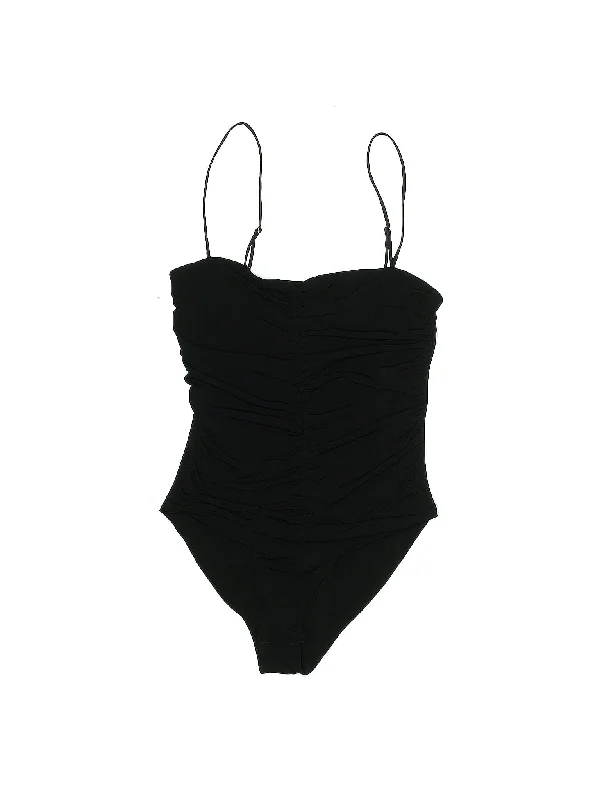 Bodysuit Stylish Mesh Bodysuit with Straps