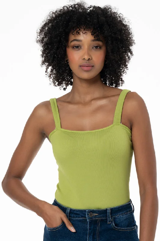 Seamless Bodysuit _ 141101 _ Green Elegant Bodysuit with Chiffon