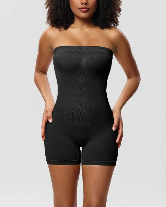 SheCurve® Strapless Slip Shapewear Bodysuit Elegant Halter Neck Bodysuit