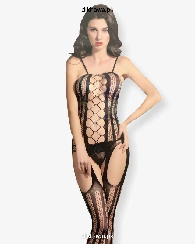 Hkmeair Bailey Sexy Net Bodystocking No ZW8845 Trendy Transparent Bodysuit