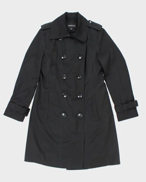 London Fog Lined Coat - XS Zipper Front Biker Jacket