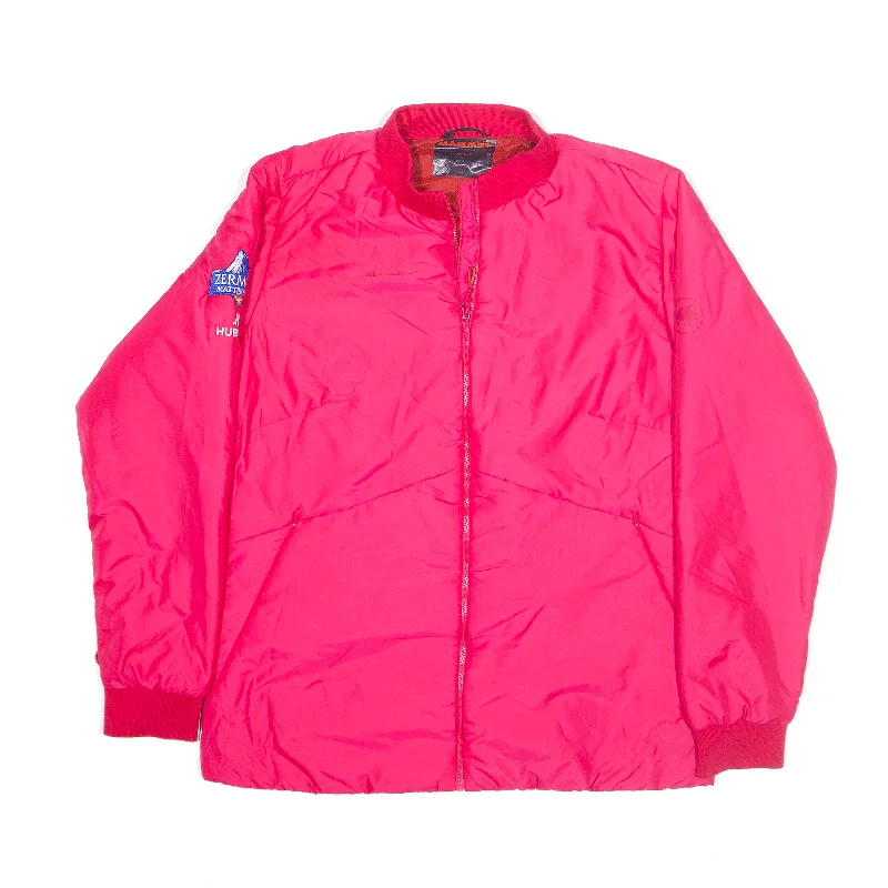 MAMMUT Coat Pink Womens M Stretch Fit Moto Jacket