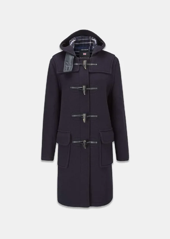 Women's Original Duffle Coat Navy Draped Longline Jacket