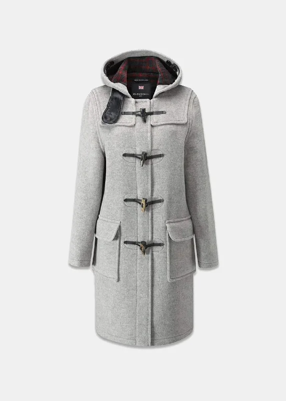 Women's Original Duffle Coat Silver Bold Color Block Coat