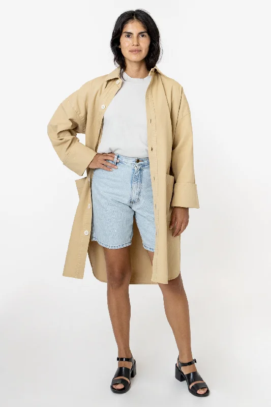 RCT312GD - Mid Length Lab Coat Classic Trench Coat