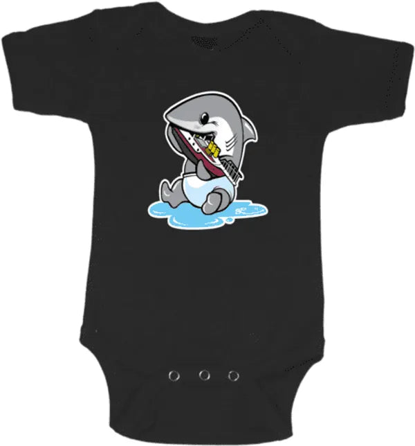 Baby Jaws Graphic Onesie or Tee Polka Dot Checkered Tartan