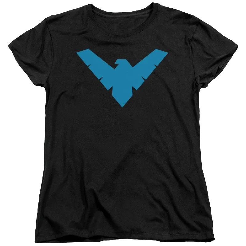 Batman Nightwing Symbol - Women's T-Shirt Nylon Fabric Polyester Fabric Spandex Fabric