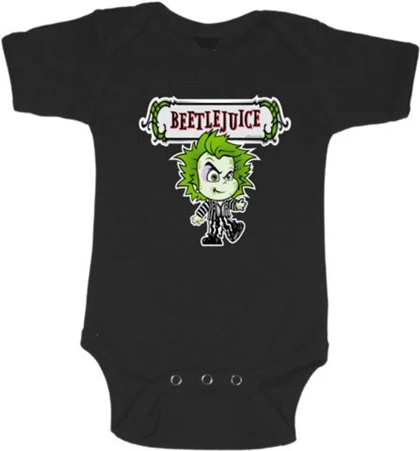 Beetlejuice Graphic Onesie or Tee V-Neck T-Shirt Long Sleeve Cotton