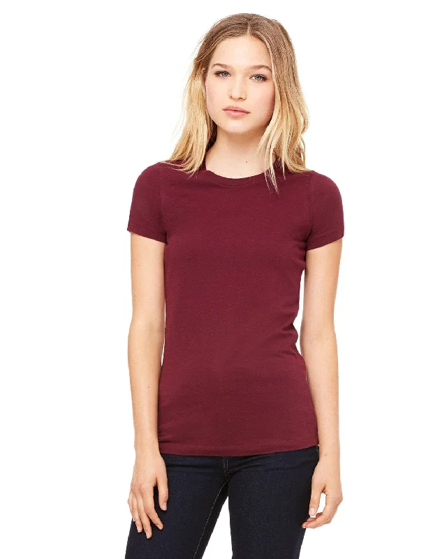 Bella+Canvas Ladies Favorite T-Shirt | Maroon Chenille Blend Fleece Blend Nylon Blend