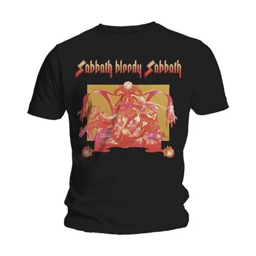 BLACK SABBATH Attractive T-Shirt, Sabbath Bloody Sabbath Handmade Hand-knitted Hand-woven