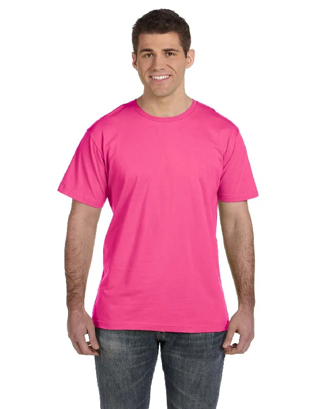 LAT Fine Jersey T-Shirt | Hot Pink Lace Blend Ribbed Blend Corduroy Blend